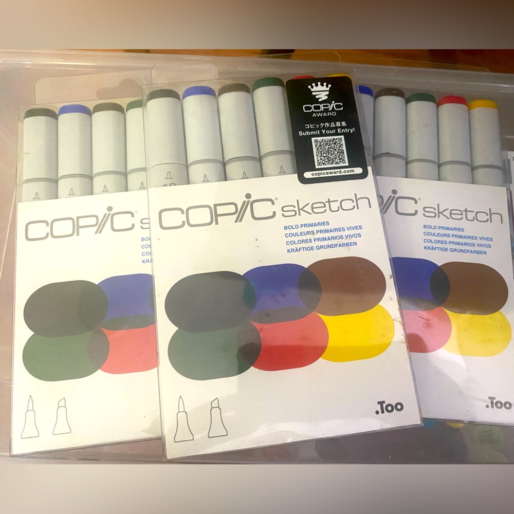 🎨 Copic Sketch Markers by .Too NWT 🎨